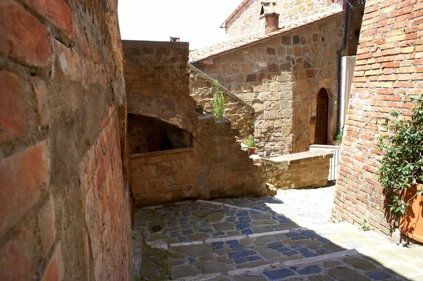 Toscana, Italien, gamla typiska hus — Stockfoto