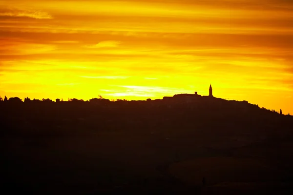 Sunset in Tuscany — Stock Photo, Image