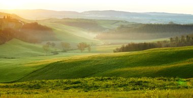 kırsal, san quirico d'orcia, Toskana, İtalya