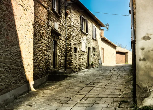Italian old street . Tuscany — Stock Photo, Image