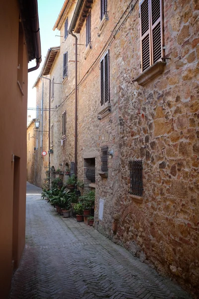 Olasz old street. Tuscany — Stock Fotó