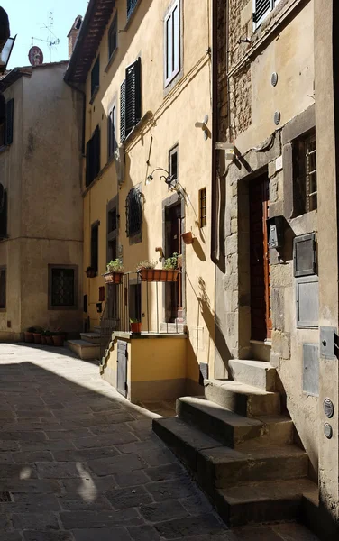 Italienska gamla gatan. Toscana — Stockfoto
