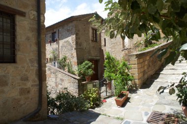 İtalyan Köyü pitigliano, Toskana, Avrupa