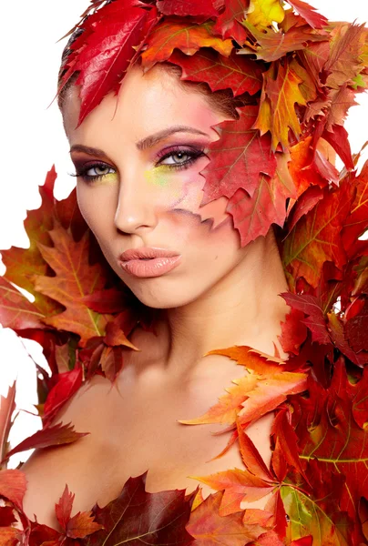 Autumn woman portrait — Stock Photo, Image