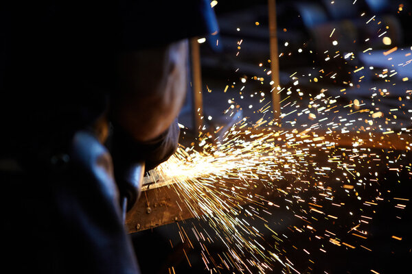 Welding sparks