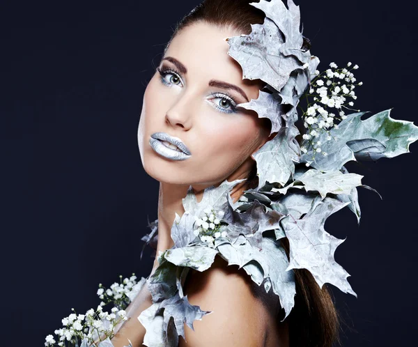 Retrato de reina de invierno — Foto de Stock