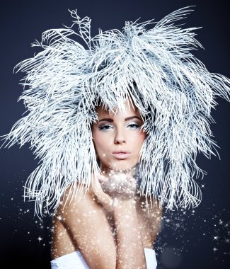 fantezi kış portresi