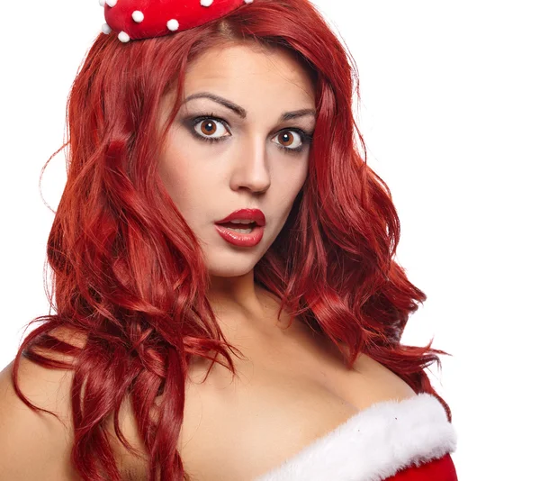 Navidad pin-up chica . — Foto de Stock