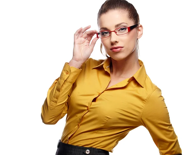 Mujer de negocios en gafas —  Fotos de Stock