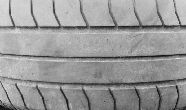 오래 된 타이어를 스택 — 스톡 사진