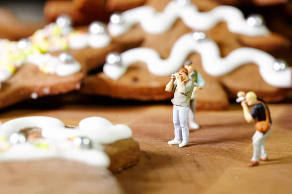 Pan de jengibre de Navidad — Foto de Stock