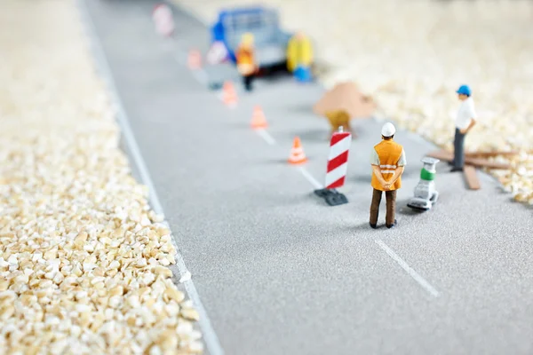 Ristrutturazione stradale in corso — Foto Stock