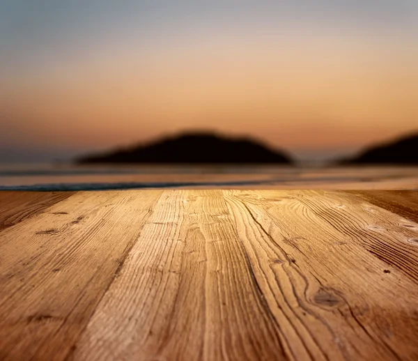 Dřevo texturou pozadí na toskánské krajiny — Stock fotografie