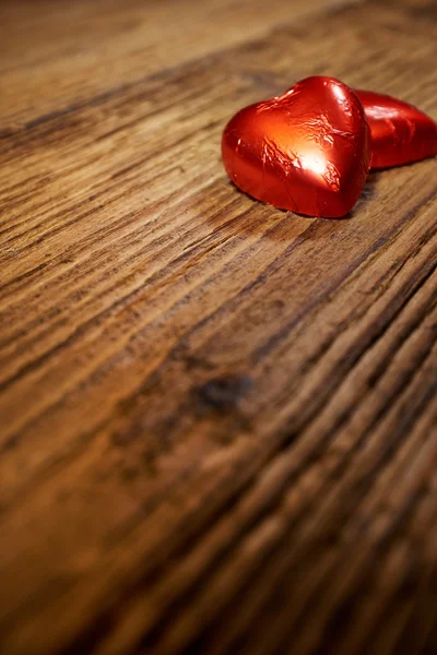 Deliciosos corazones de chocolate — Foto de Stock