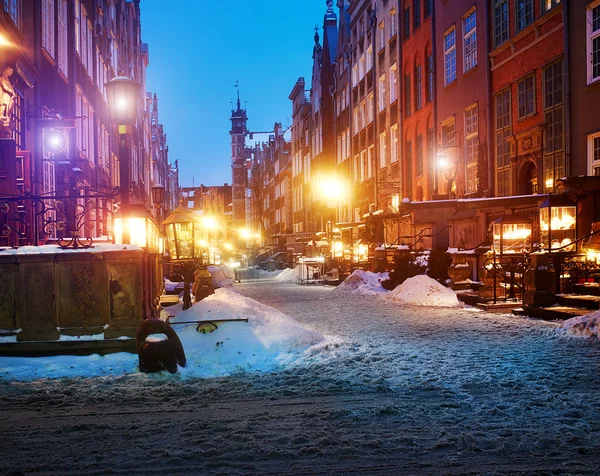 Gamla stan i gdansk, poland — Stockfoto