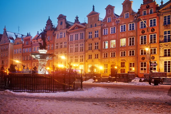 ポーランドのグダニスクにある旧市街は — ストック写真