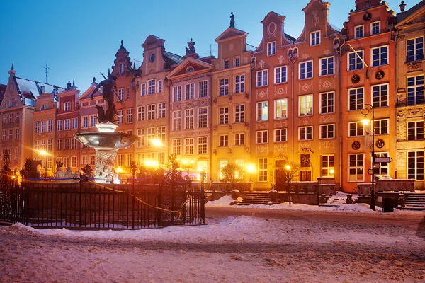 Cidade velha em gdansk, polônia — Fotografia de Stock