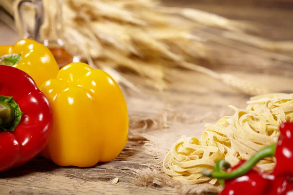 Peppers and Pasta — Stock Photo, Image