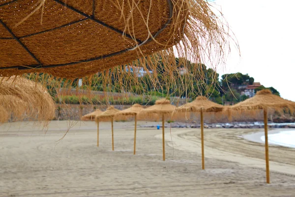 Playa con niveles de arena blanca — Foto de Stock