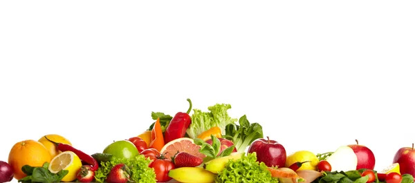 과일 및 야채 테두리 — 스톡 사진