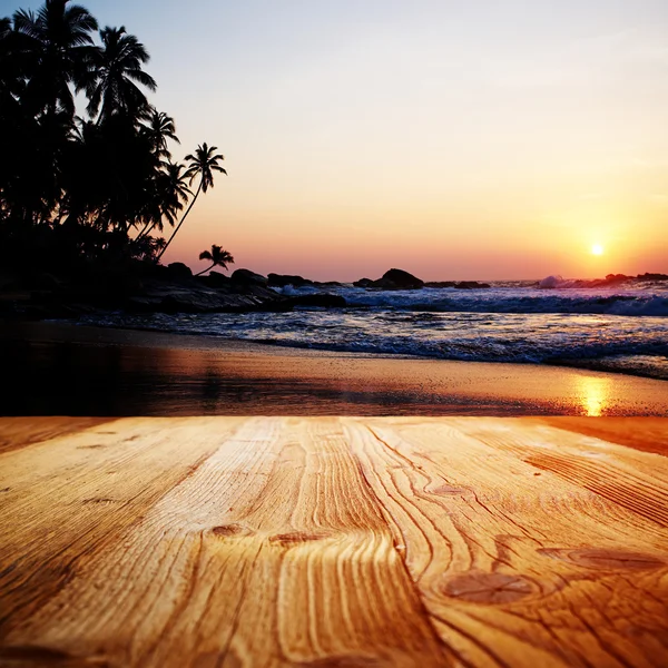 Fondos texturizados de madera en el paisaje sri lanka — Foto de Stock