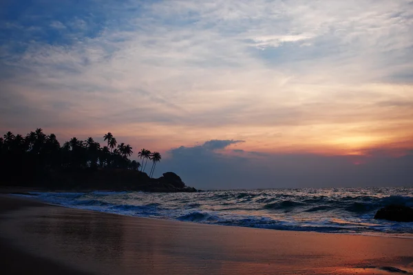 Pôr do sol no oceano — Fotografia de Stock