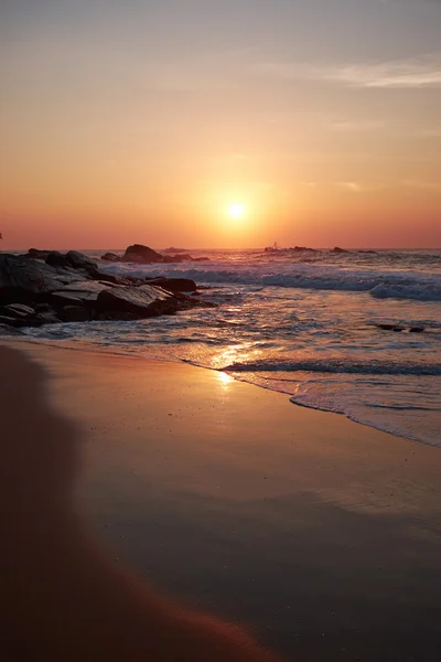 Solnedgång på havet — Stockfoto