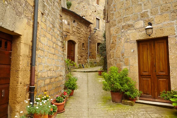 Vintage gatan, Toscana — Stockfoto