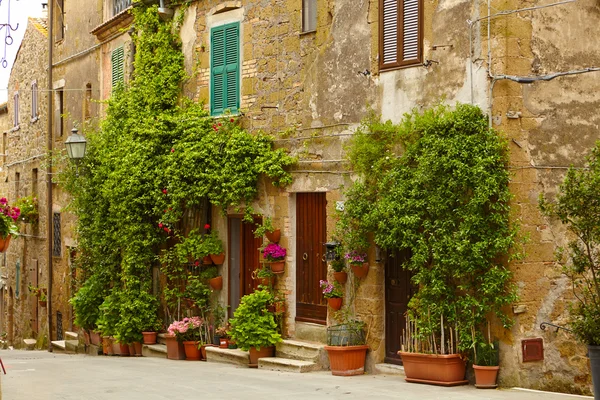 Vintage street, Tuscany — Stock Photo, Image