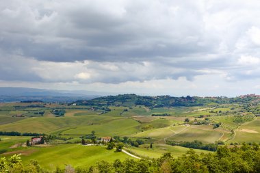 İtalya Tuscan manzara