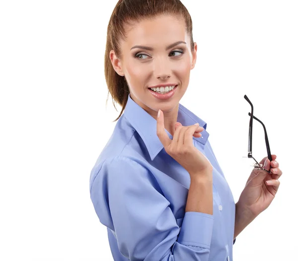 Mujer de negocios con gafas —  Fotos de Stock