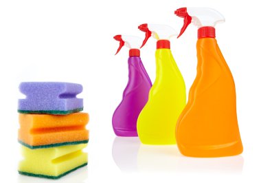 renkli plastik şişe