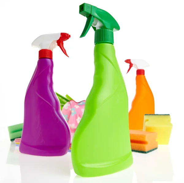 Cleaning product plastic container — Stock Photo, Image