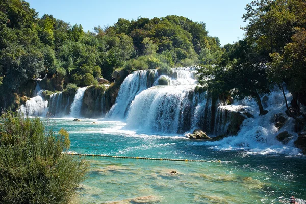 Waterfalls on Krka River — Stock Photo, Image