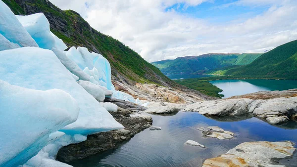 Nigardsbreen Jostedal Glacier — 图库照片