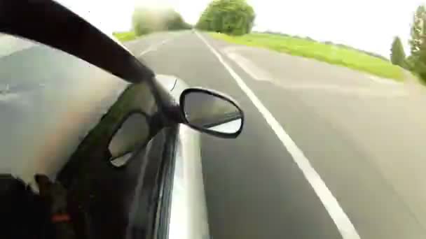 Вождение автомобиля — стоковое видео