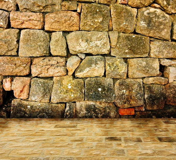 Ancient stone interior — Stock Photo, Image