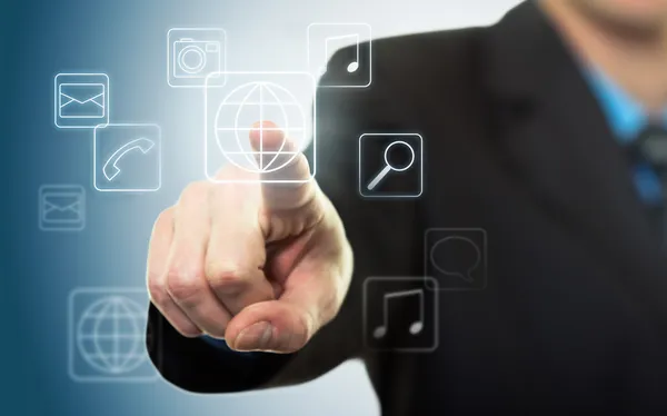 uygulama düğmesine basarak işadamı