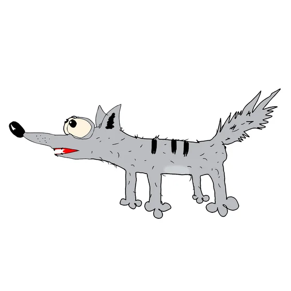 Wolf po — Wektor stockowy