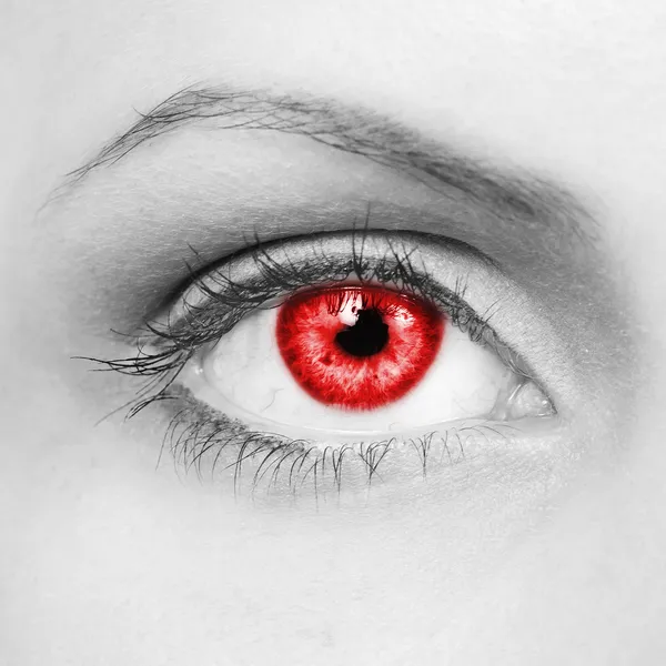 Vampire eyes — Stock Photo, Image