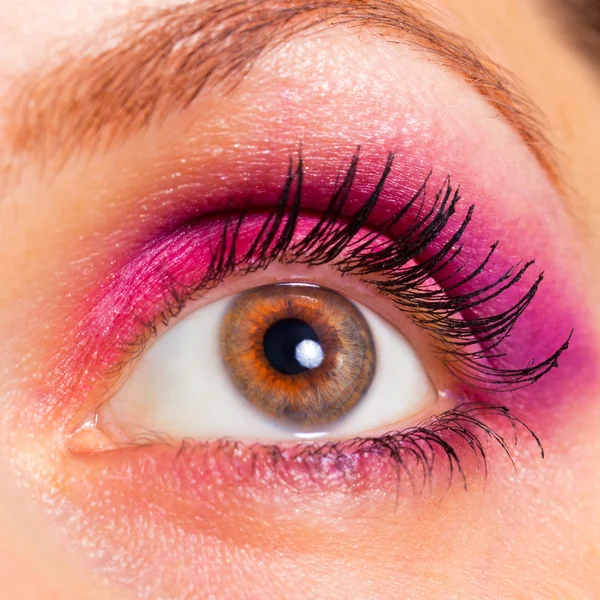 Close-up van een mooie vrouw — Stockfoto