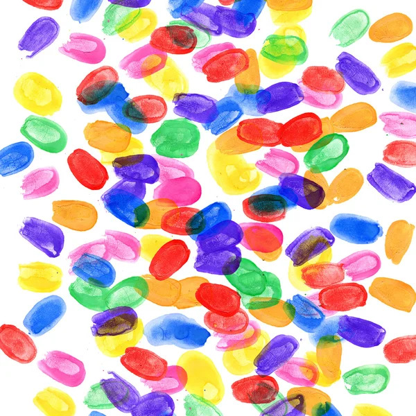 Крупним планом барвистий відбиток пальців — стокове фото