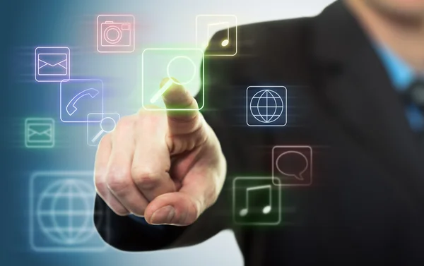 uygulama düğmesine basarak işadamı