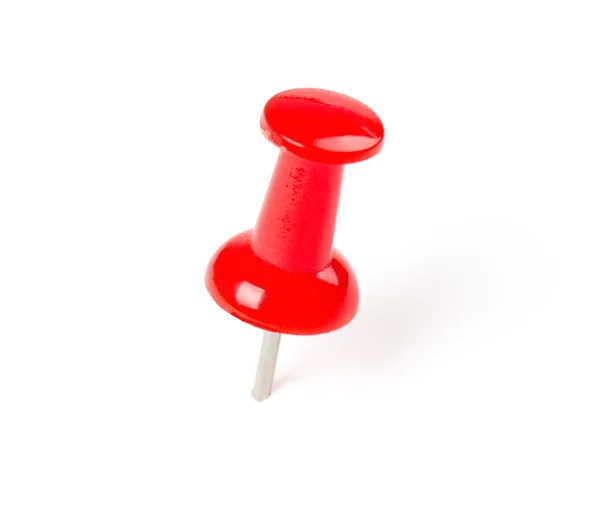 Rode push pins — Stockfoto