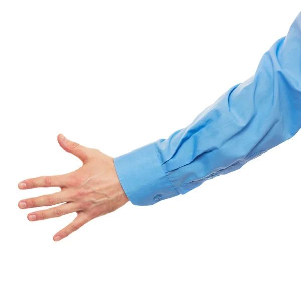Helpful male hand — Stock Photo, Image