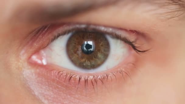 Close-up of an eye — Stock Video