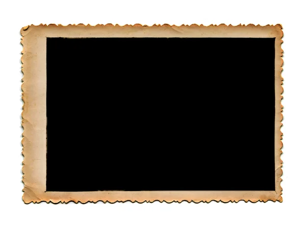 Винтажная рамка на белом фоне — стоковое фото