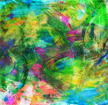 akrilik boya arka plan doku ile