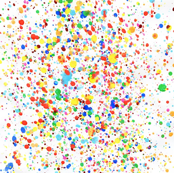 Colorful drops of paint — Stock Photo, Image