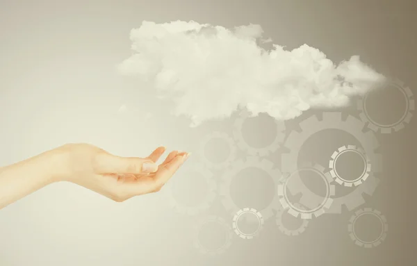 Cloud computing-concept — Stockfoto